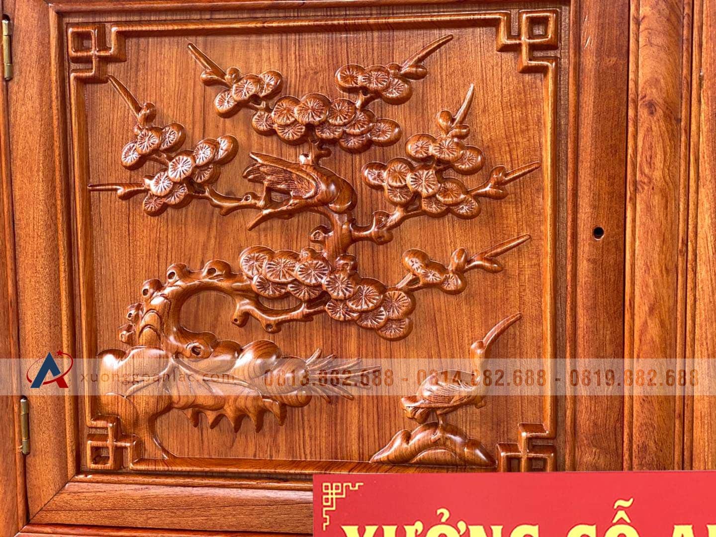 Kệ tivi mõ lồi siêu vip 2m37 gỗ Hương Đá (anh Duy, Vĩnh Phúc) 11 Kệ tivi mõ lồi siêu vip 2m37 gỗ Hương Đá (anh Duy, Vĩnh Phúc) - Ảnh 11