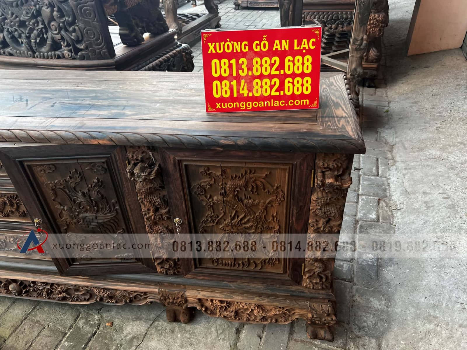 Kệ tivi gỗ Mun Hoa Lào siêu vip (anh Diễn, Hải Phòng) 9 Kệ tivi gỗ Mun Hoa Lào siêu vip (anh Diễn, Hải Phòng) - Ảnh 9