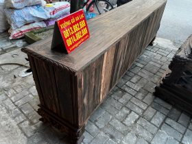 Kệ tivi gỗ Mun Hoa Lào siêu vip (anh Diễn, Hải Phòng) 14 kệ tivi đục tứ linh gỗ mun hoa lào cao cấp tự nhiên