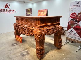 Sập thờ Mai Điểu chân 24 - 217x107x127cm (Bác Tư - Sài Gòn) 36 sập thờ cao cấp gỗ gõ đỏ tự nhiên
