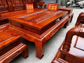 bộ bàn ghế tần thủy hoàng gỗ hương đá đẹp