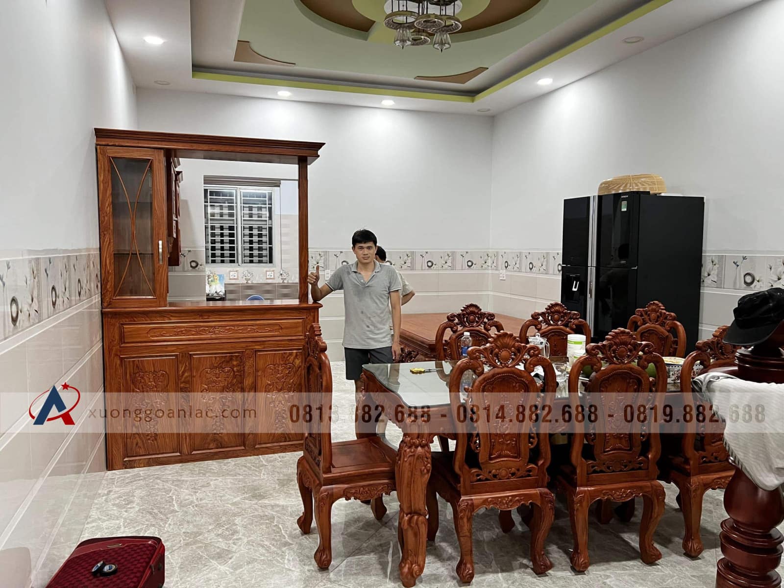 Tủ bếp gỗ hương đá (anh Quân, Bình Dương) 19 Tủ bếp gỗ hương đá (anh Quân, Bình Dương) - Ảnh 19