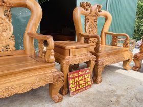 mẫu đôn kẹp gỗ gõ đỏ