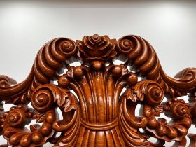 bàn ghế phòng khách gỗ hương đá mẫu hường gia nguyên khối đẳng cấp đại gia