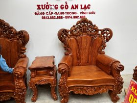 bàn ghế hoàng gia nguyên khối đẹp