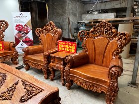 bàn ghế hoàng gia nguyên khối siêu vip đẳng cấp cho đại gia