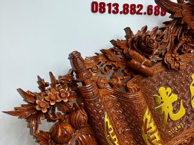Bộ cuốn thư câu đối gỗ hương đá (bác Lâm - Thạch Thất, Hà Nội) 57 cuon thu cau doi go huong da bac Lam Thach That 15