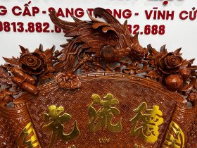 Bộ cuốn thư câu đối gỗ hương đá (bác Lâm - Thạch Thất, Hà Nội) 56 cuon thu cau doi go huong da bac Lam Thach That 16