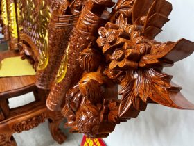 Bộ cuốn thư câu đối gỗ hương đá (bác Lâm - Thạch Thất, Hà Nội) 44 cuon thu cau doi go huong da bac Lam Thach That 20