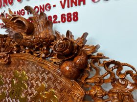 Bộ cuốn thư câu đối gỗ hương đá (bác Lâm - Thạch Thất, Hà Nội) 43 cuon thu cau doi go huong da bac Lam Thach That 21