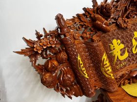 Bộ cuốn thư câu đối gỗ hương đá (bác Lâm - Thạch Thất, Hà Nội) 42 cuon thu cau doi go huong da bac Lam Thach That 24
