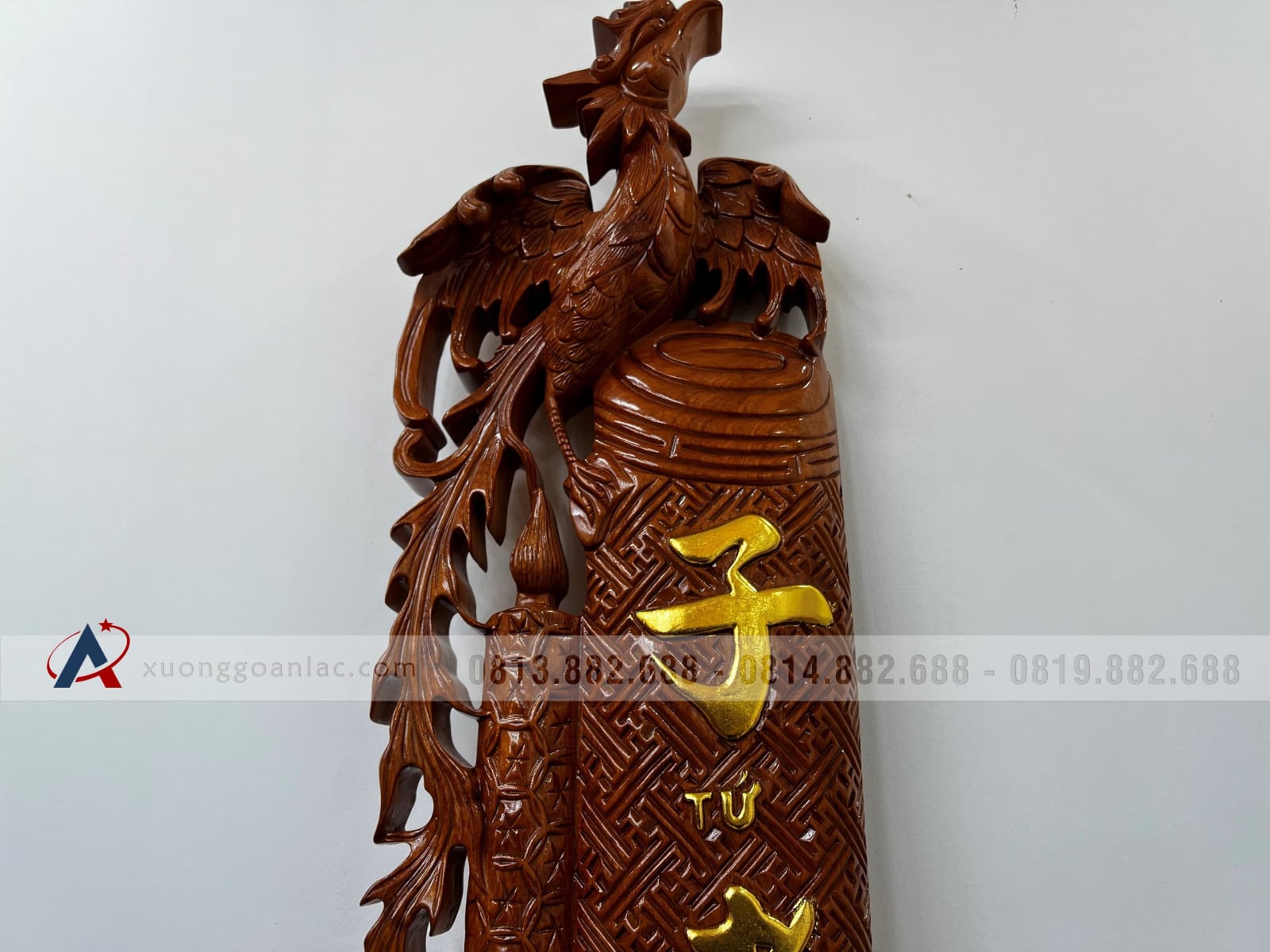 Bộ cuốn thư câu đối gỗ hương đá (bác Lâm - Thạch Thất, Hà Nội) 20 Bộ cuốn thư câu đối gỗ hương đá (bác Lâm - Thạch Thất, Hà Nội) - Ảnh 20