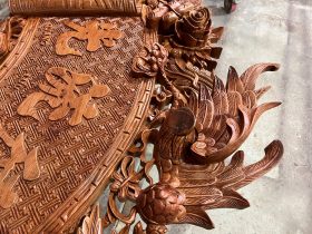 Bộ cuốn thư câu đối gỗ hương đá (bác Lâm - Thạch Thất, Hà Nội) 65 cuon thu cau doi go huong da bac Lam Thach That 3