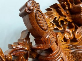 Bộ cuốn thư câu đối gỗ hương đá (bác Lâm - Thạch Thất, Hà Nội) 46 cuon thu cau doi go huong da bac Lam Thach That 30