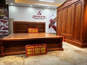 Tủ quần áo 3 buồng 4 cánh gỗ hương đá 22 tu quan ao go huong da 19