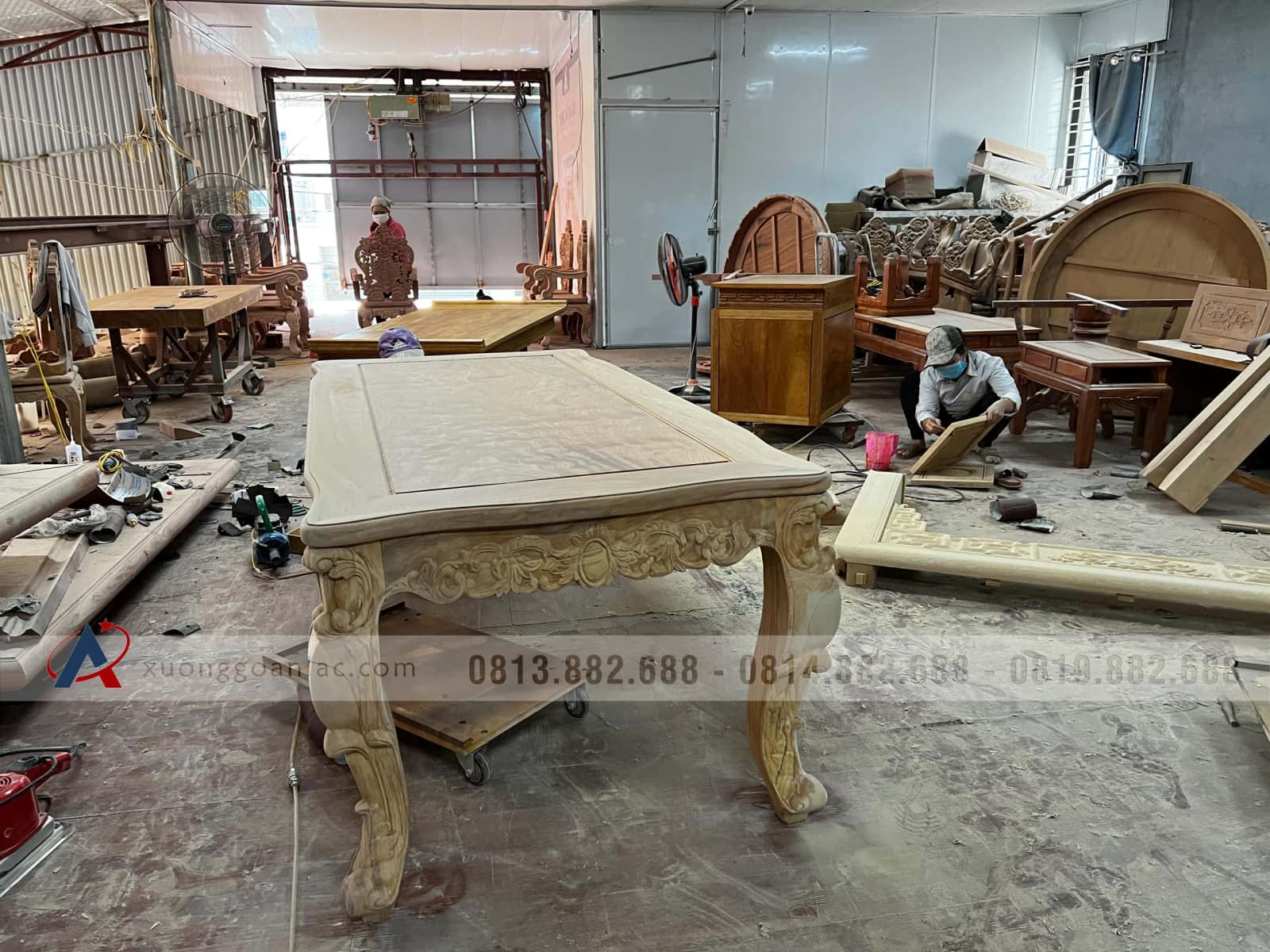 Bộ bàn ăn hoàng gia 10 ghế hồng hạt đục hai mặt gỗ gõ đỏ cao cấp hàng mộc (Anh Thuyết, Hà Nội) 19 Bộ bàn ăn hoàng gia 10 ghế hồng hạt đục hai mặt gỗ gõ đỏ cao cấp hàng mộc (Anh Thuyết, Hà Nội) - Ảnh 19
