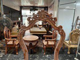 bàn trang điểm gỗ hương đá