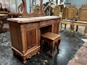 bàn trang điểm gỗ hương đá cao cấp