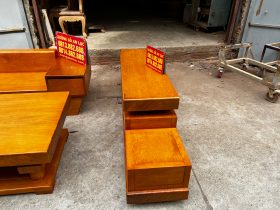 kệ tivi gỗ gõ đỏ nguyên khối cao cấp