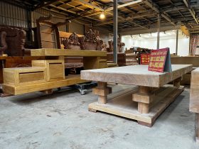 Nguyên mộc bộ sofa góc chữ L 3m2x2m1 và kệ tivi nguyên khối gỗ Gõ Đỏ cao cấp (anh Phan, Hà Nội) 19 bàn ghế phòng khách hiện đại gỗ gõ đỏ cao cấp