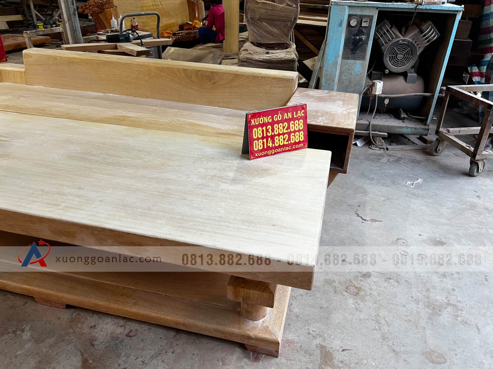 Nguyên mộc bộ sofa góc chữ L 3m2x2m1 và kệ tivi nguyên khối gỗ Gõ Đỏ cao cấp (anh Phan, Hà Nội) 10 Nguyên mộc bộ sofa góc chữ L 3m2x2m1 và kệ tivi nguyên khối gỗ Gõ Đỏ cao cấp (anh Phan, Hà Nội) - Ảnh 10