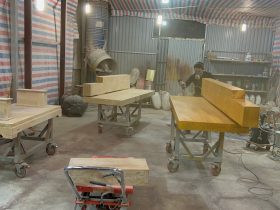 Sofa go go do cao cap mau chu L 17