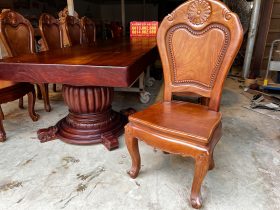 Bộ bàn ăn nguyên khối 360x112x15cm và 10 ghế hoa cúc (Anh Bình, Hải Phòng) 26 bo ban an nguyen khoi 360x112x15cm va 10 ghe hoa cuc 10