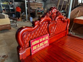 giường ngủ gỗ gõ đỏ