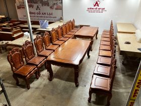 2 bộ bàn ăn gõ đỏ louis hoàng gia 10 ghế hồng hạt (Anh Thuyết, Hà Nội) 39 hai bộ bàn ăn gõ đỏ hoàng gia và ghế hồng hạt (19)