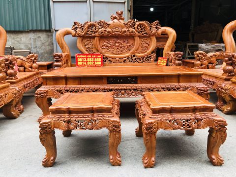 Tiêu chí đánh giá 1 bộ bàn ghế phòng khách bằng gỗ 18 Bộ bàn ghế Nghê Đỉnh Phương Hóa 10 món gỗ hương đá (bác Ánh - Nha Trang) (28)