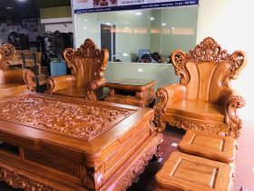 Bo ban ghe hoang gia nguyen khoi 10 mon go huong da phien ban dac biet 15