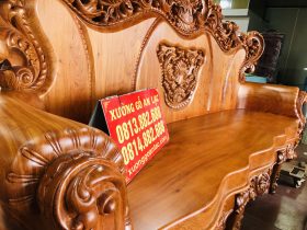 bàn ghế hoàng gia nguyên khối đẹp