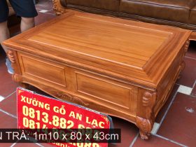 Bộ sofa tân cổ điển Hoàng Gia bọc đệm da bò nhập khẩu Italia (anh Hải, Ninh Bình) 21 Bo sofa tan co dien boc dem da 6