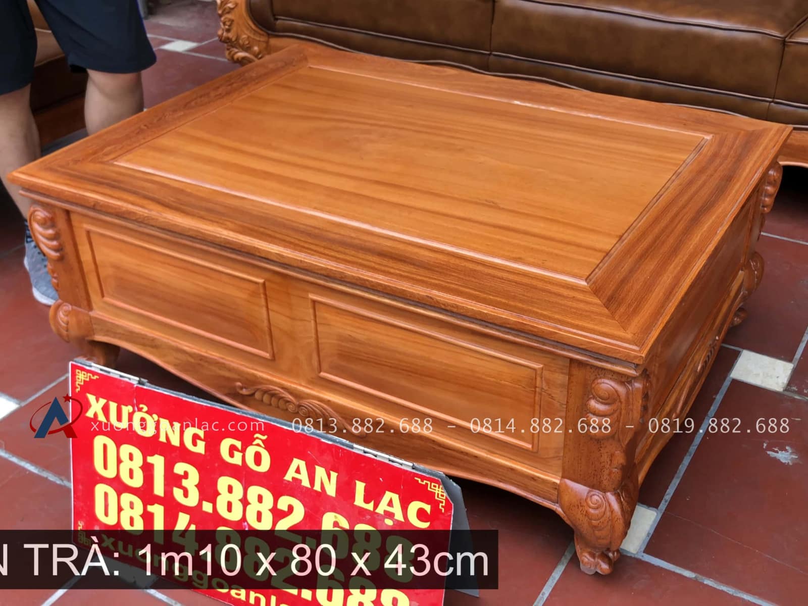 Bộ sofa tân cổ điển Hoàng Gia bọc đệm da bò nhập khẩu Italia (anh Hải, Ninh Bình) 8 Bộ sofa tân cổ điển Hoàng Gia bọc đệm da bò nhập khẩu Italia (anh Hải, Ninh Bình) - Ảnh 8