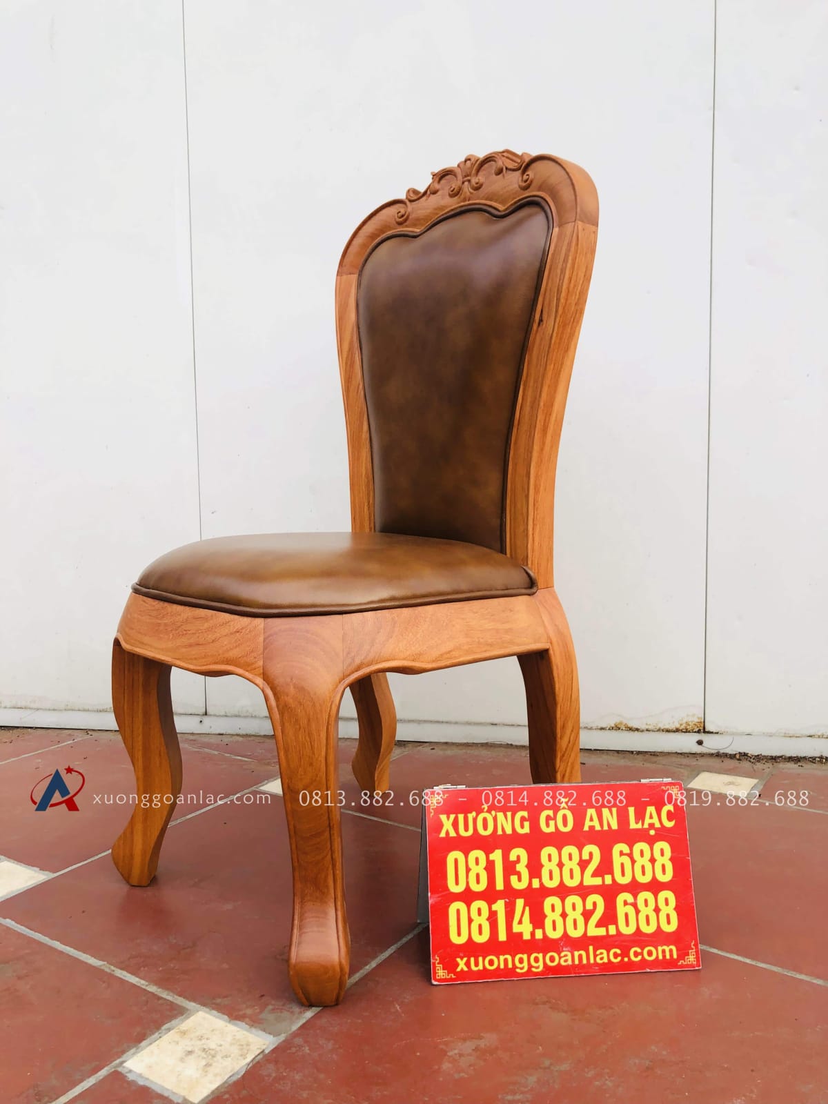 Ghế Louis bọc đệm da bò nhập khẩu Italia 8 Ghế Louis bọc đệm da bò nhập khẩu Italia - Ảnh 8