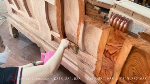 Giới thiệu xưởng 10 Quá trình sơn lót bảo vệ gỗ tại Xưởng