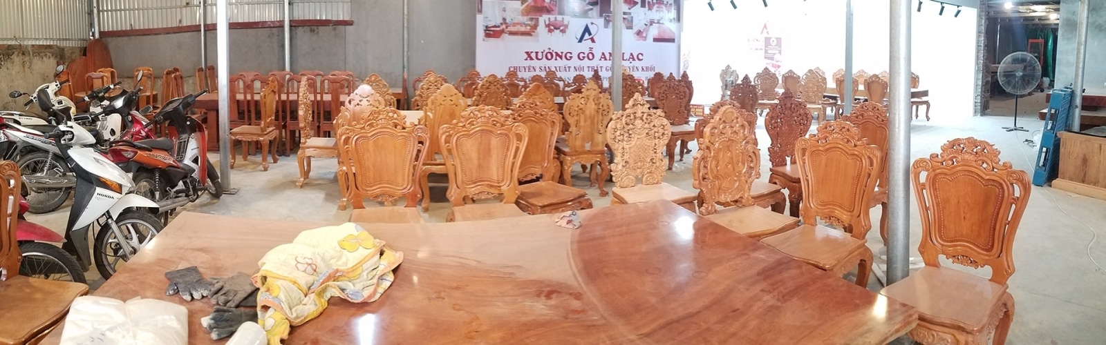 Giới thiệu xưởng 4 Xưởng làm bàn ghế ăn đẹp