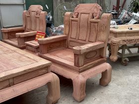 bàn ghế âu á voi như ý cao cấp gỗ hương đá tự nhiên