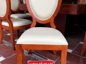 Bộ bàn ăn nguyên khối siêu khủng và 16 ghế ăn giọt lệ (Anh Quảng, Thái Bình) 36 mẫu ghế giọt lệ cao cấp