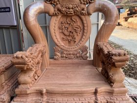 bàn ghế minh quốc nghê cao cấp gỗ hương đá tự nhiên
