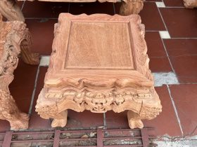 bộ bàn ghế phòng khách mẫu minh quốc nghê cột 16 đẳng cấp