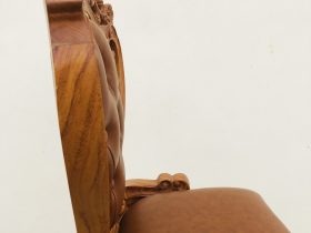 Ghế louis có tay bọc đệm gỗ gõ đỏ 40 ghế ăn gỗ gõ đỏ cao cấp