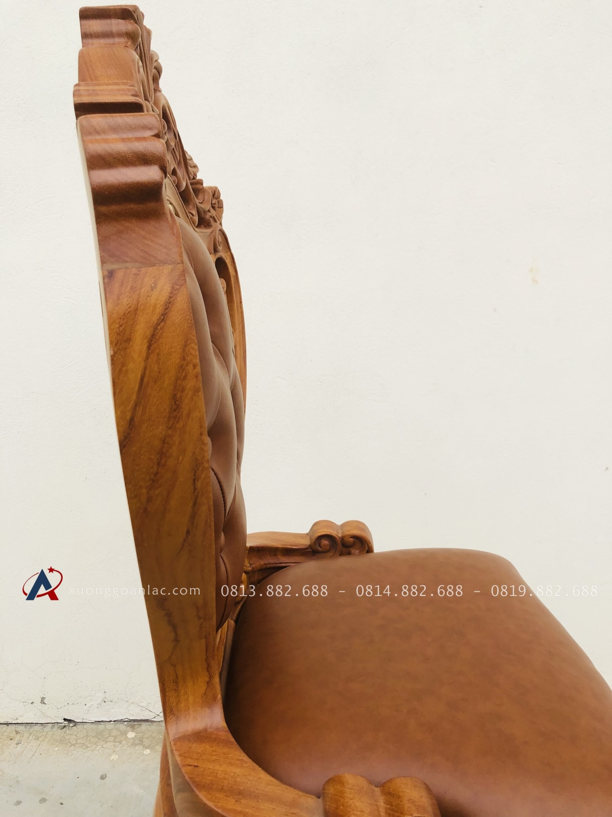 Ghế louis có tay bọc đệm gỗ gõ đỏ 20 ghế ăn gỗ gõ đỏ cao cấp