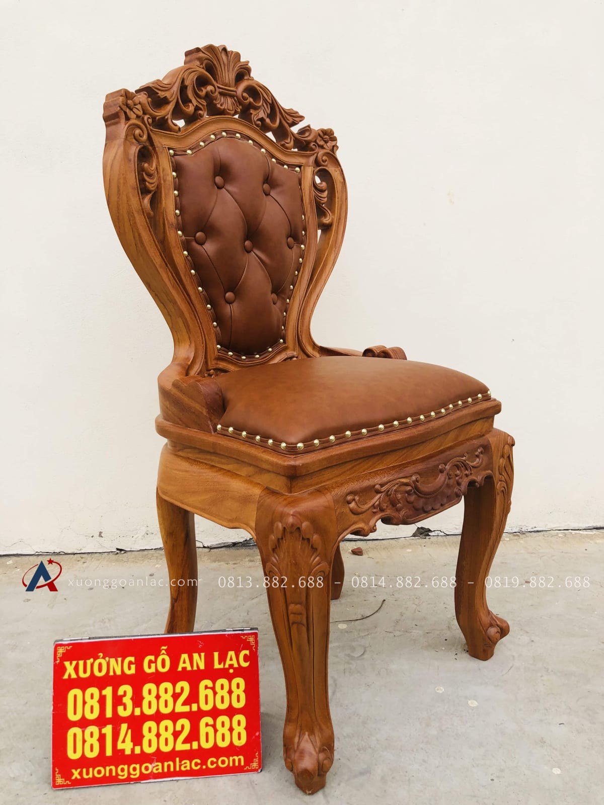 Ghế louis có tay bọc đệm gỗ gõ đỏ 5 mẫu ghế louis có tay