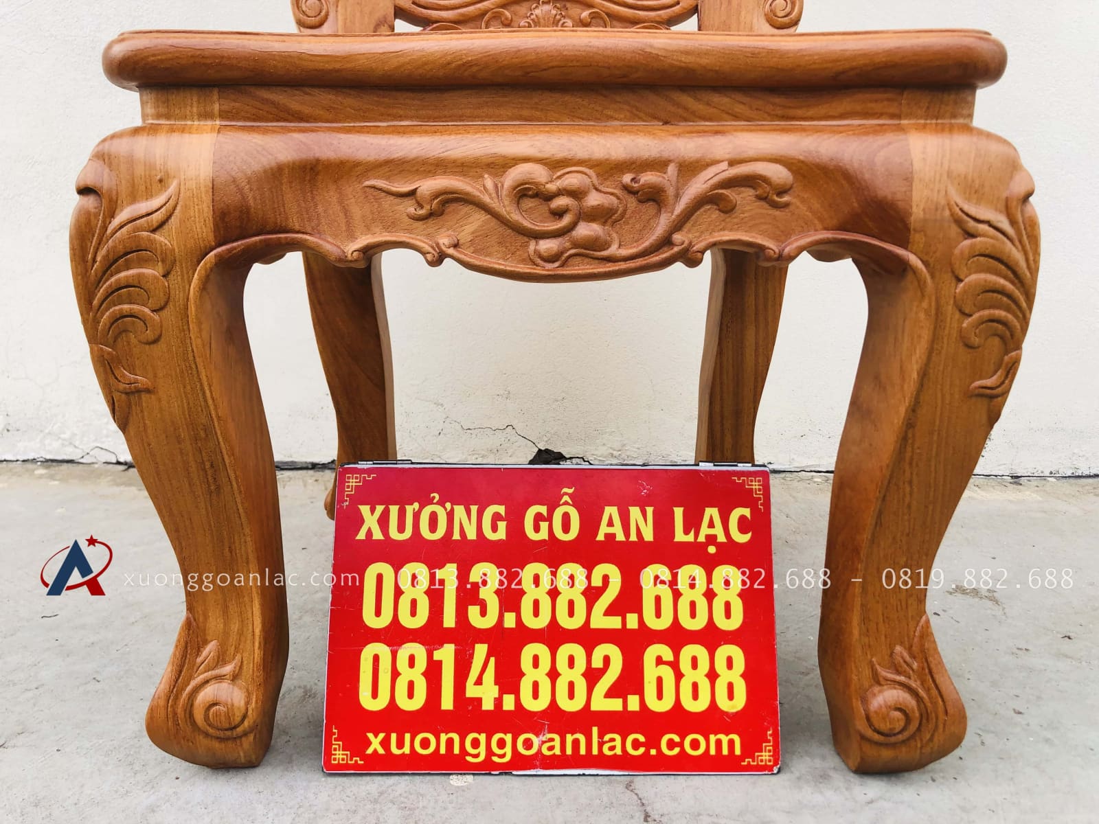Mẫu ghế Louis không tay 17 Yếm ghế louis hoa lá tây