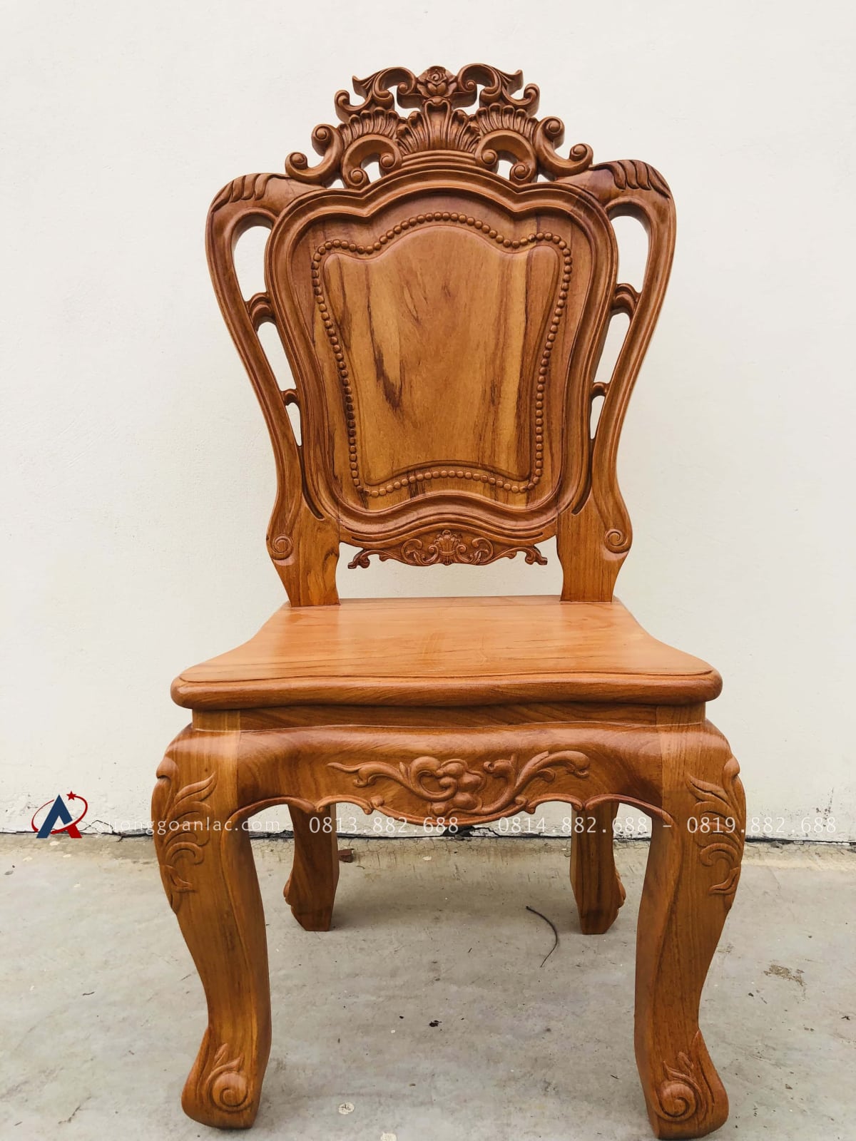 Mẫu ghế Louis không tay 2 Mẫu ghế Louis không tay - Ảnh 2