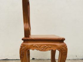 Mẫu ghế Louis không tay 33 ghế louis gỗ gõ đỏ vip