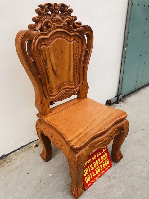 Mẫu ghế Louis không tay 60 ghế louis gỗ gõ đỏ cao cấp