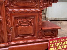 Kệ tivi sừng trâu 2m4 gỗ hương đá của (Chị Hằng, Hưng Yên) 15 Ke tivi sung trau 2m4 go huong da 3