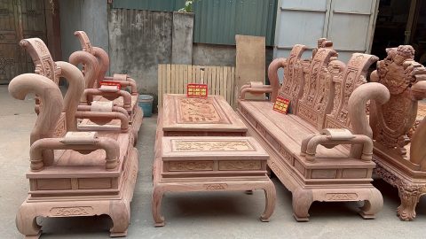 Mộc bộ tần thủy hoàng 6 món gỗ hương đá cao cấp (3)